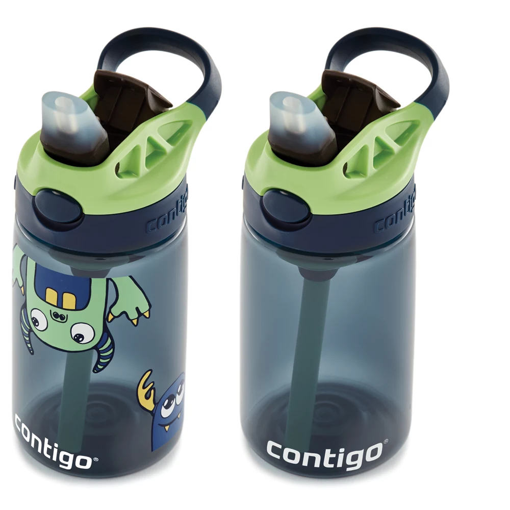 Kids Straw Water Bottle with AUTOSPOUT? Lid, 14oz - Image 3