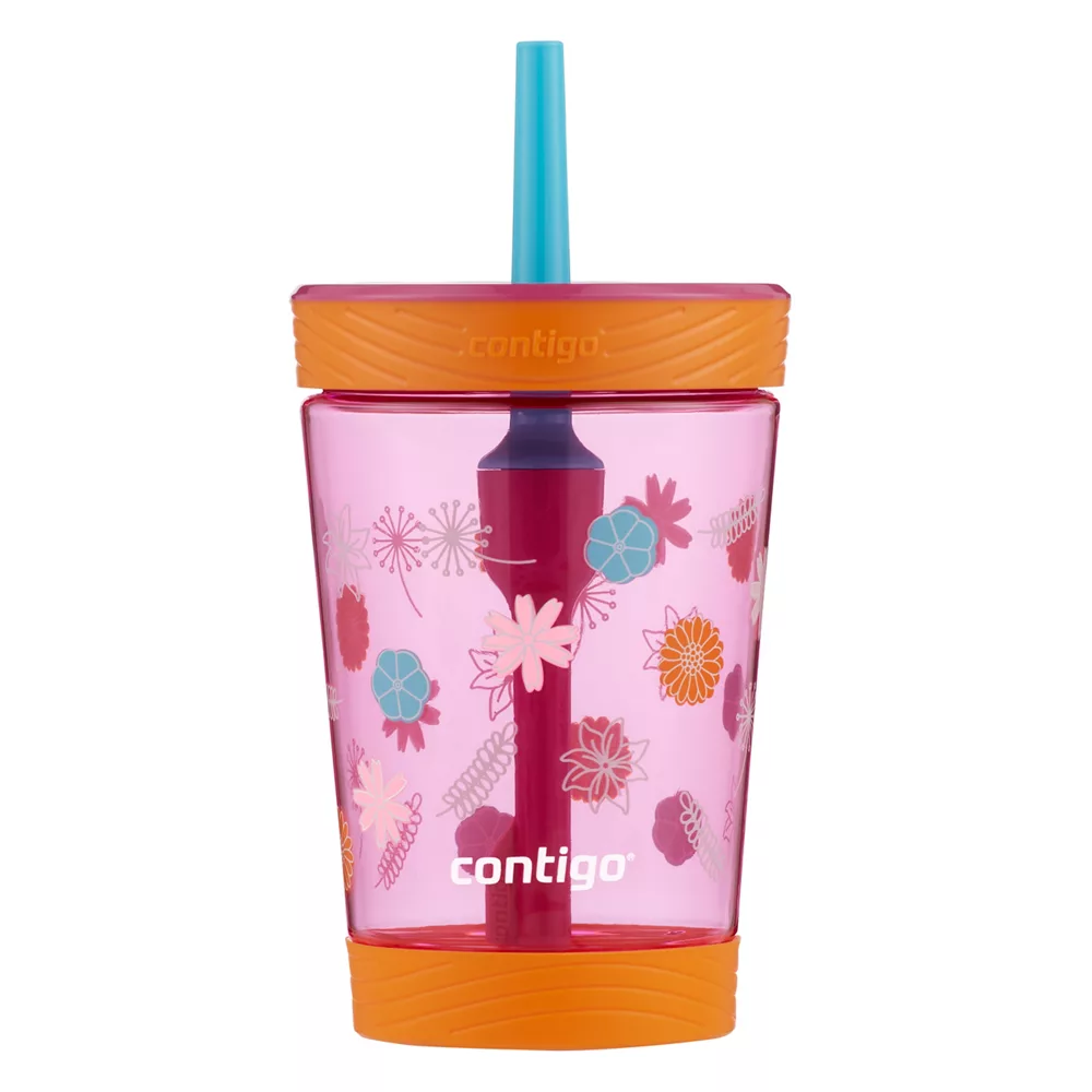 Kids Spill-Proof Tumbler with Straw, 14oz - Image 5