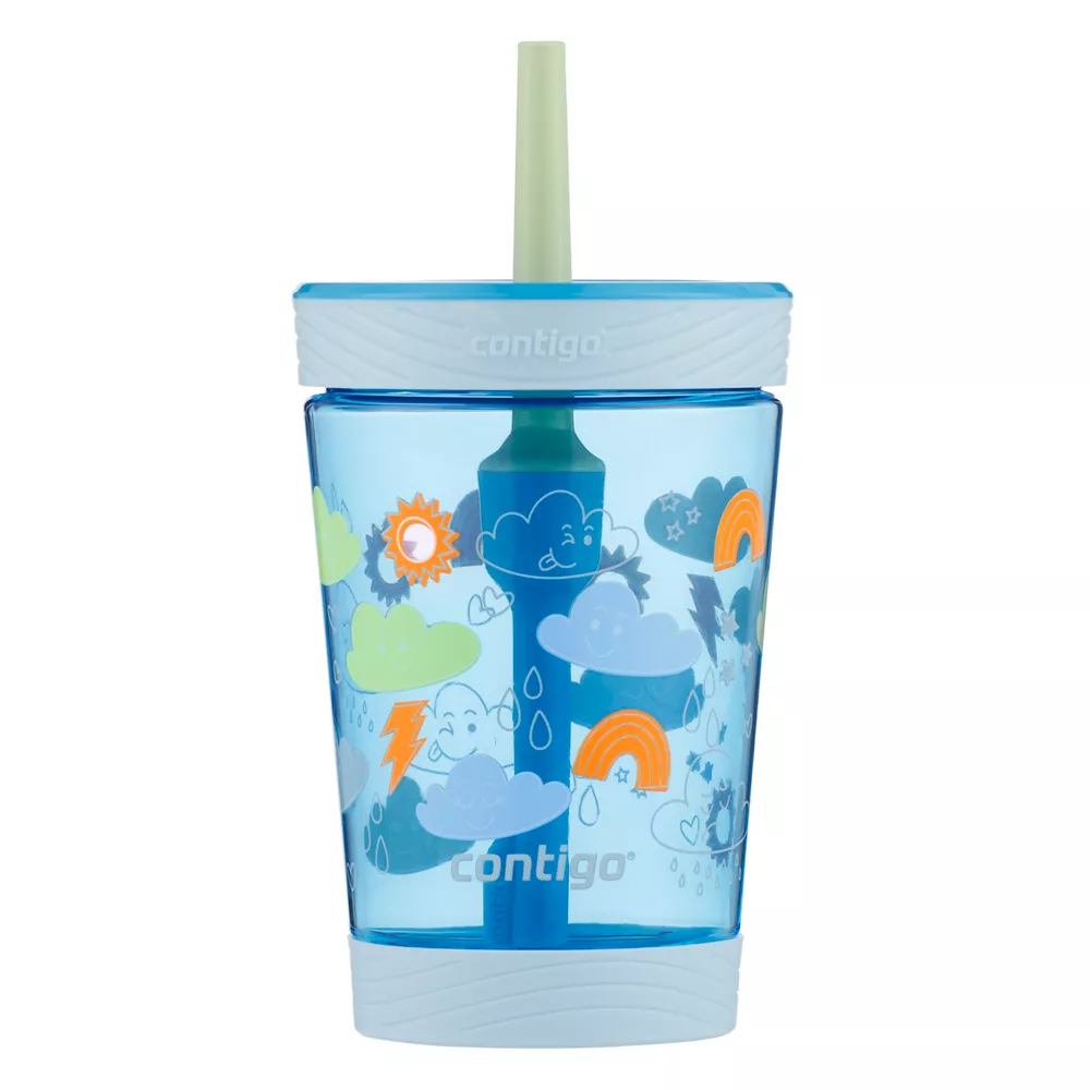 Kids Spill-Proof Tumbler with Straw, 14oz - Image 7
